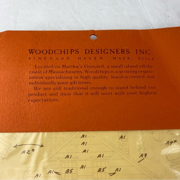 Woodchips Designers Sampler Vermont Country Store Embroidery Cross Stitch Kit - Picture 4 of 4